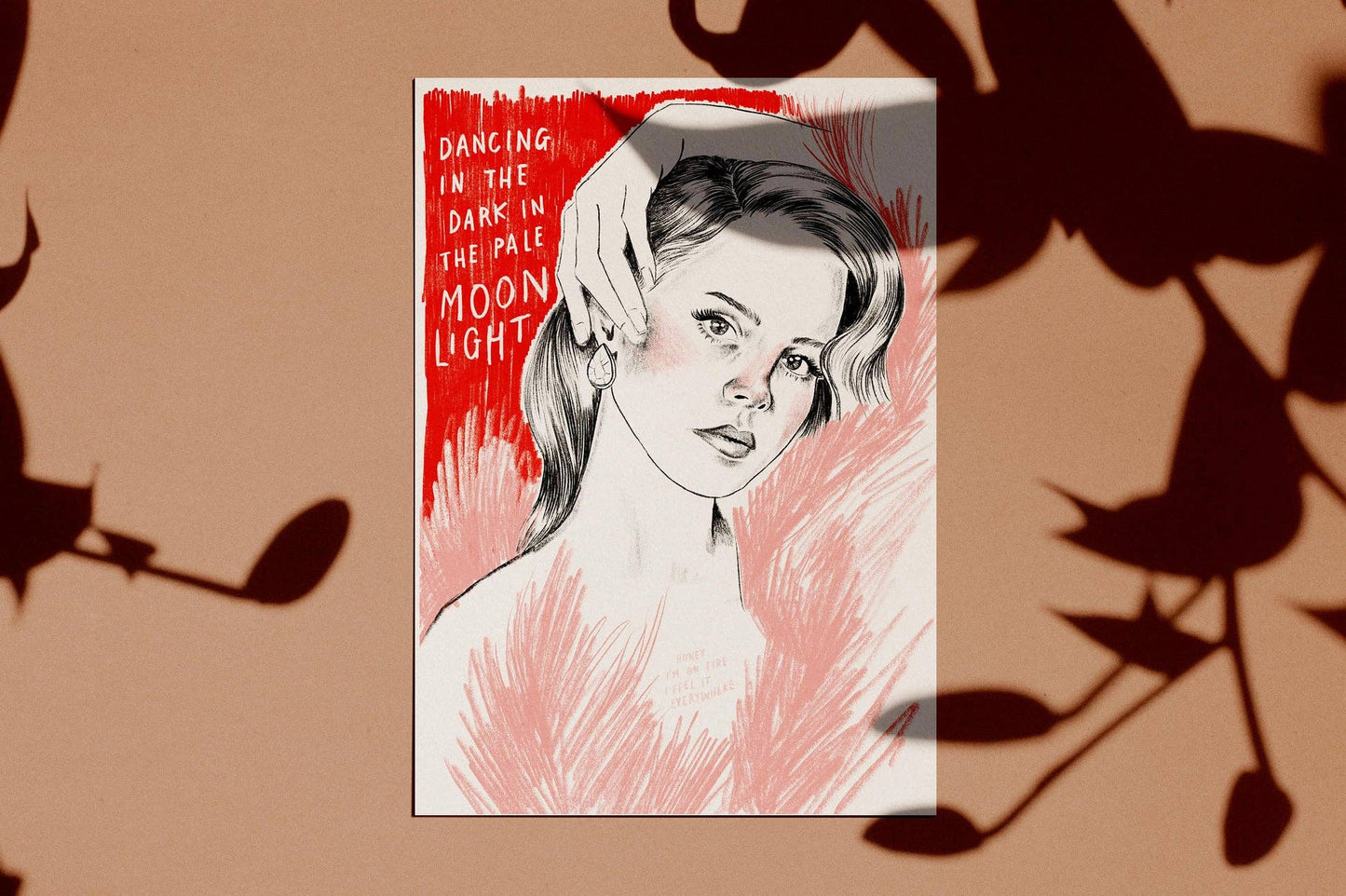 Lana a4 Art Print