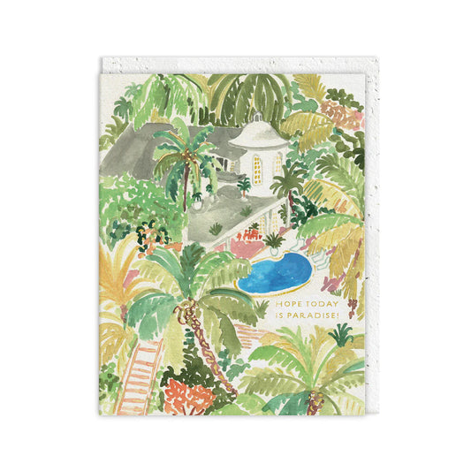 Paradise Plantable Seed Birthday Card