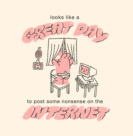 Great Day Comic Postcard Print