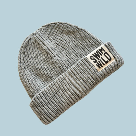 Fishermans knit Hat - Silver
