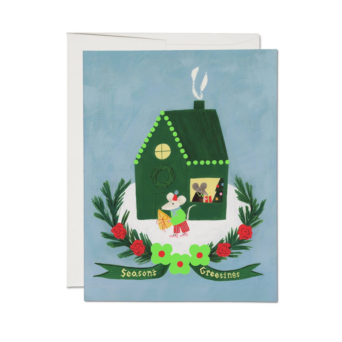 Mouse Tidings greeting card: Boxed Set of 8
