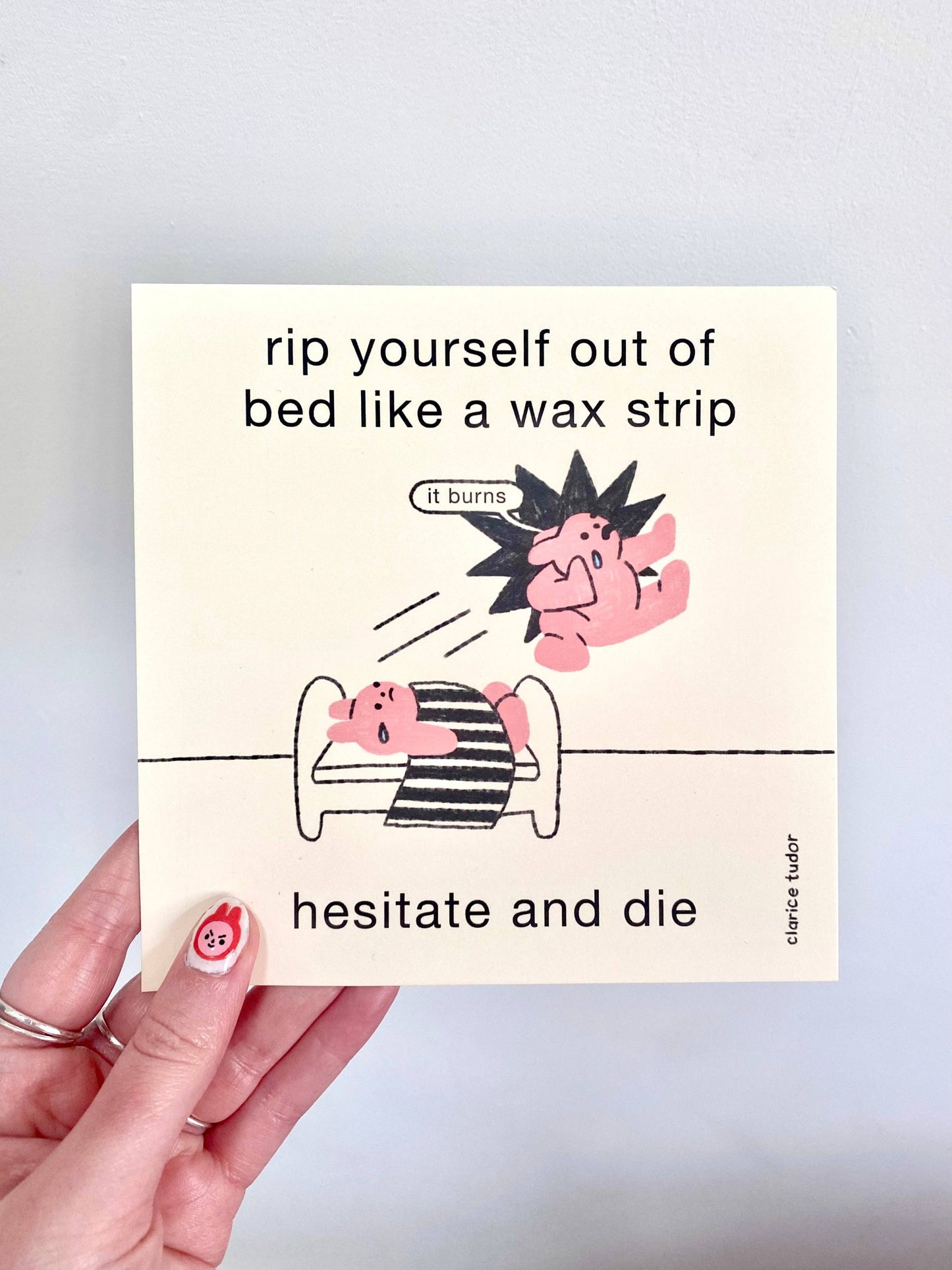 Wax Strip Comic Postcard Print