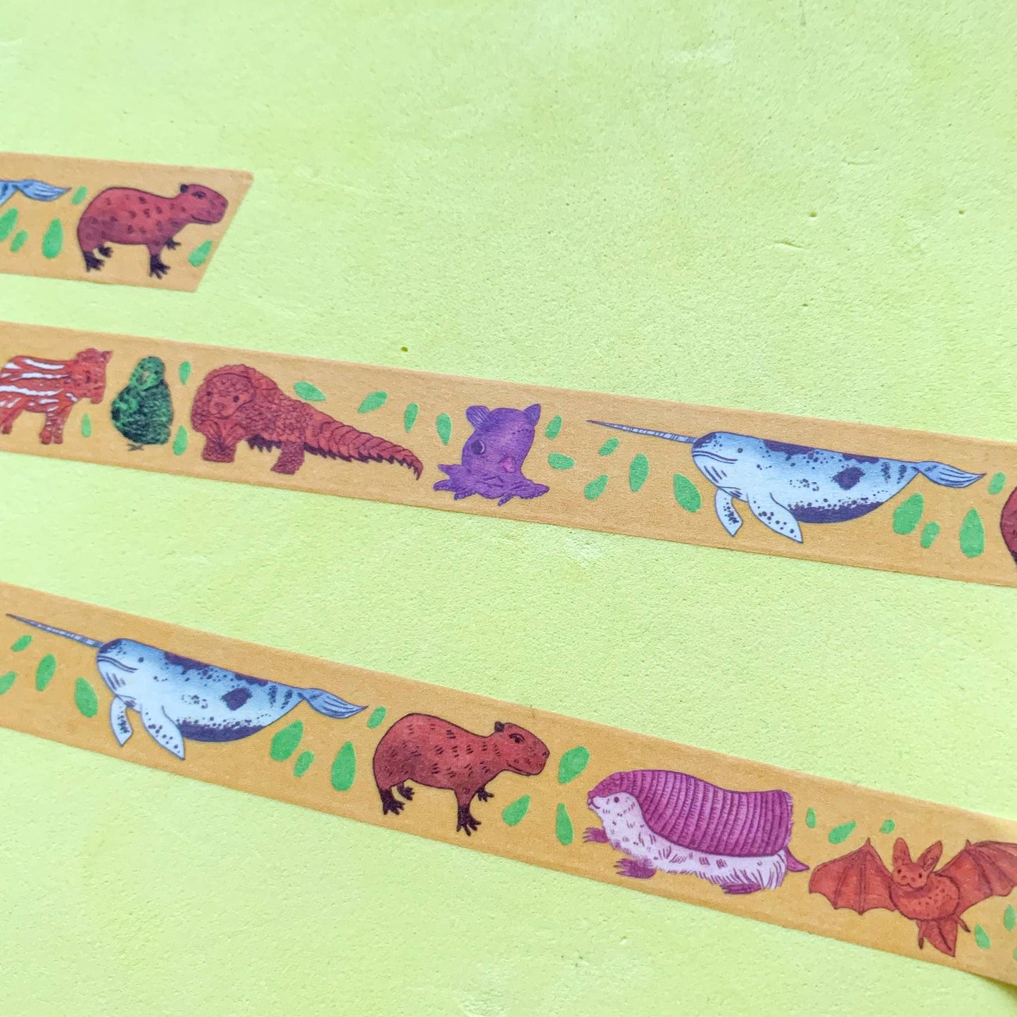 Weird Animal Club Washi Tape