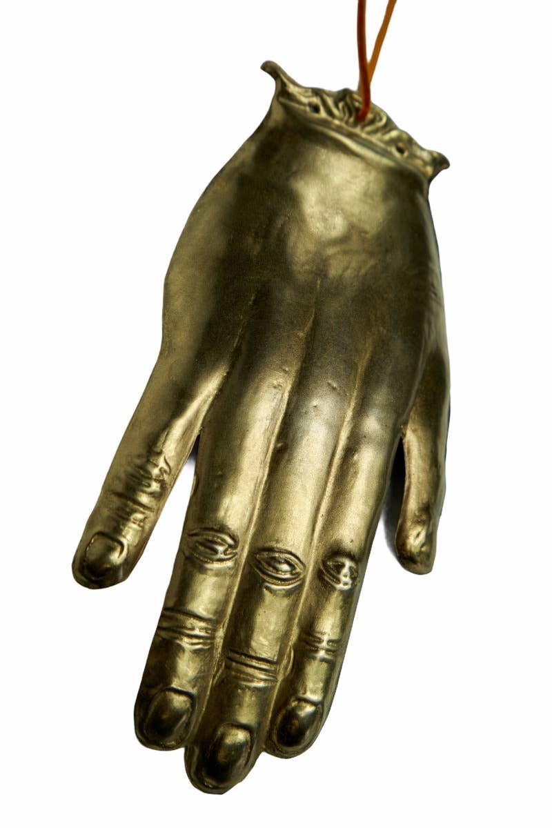 EXCLUSIVE - Large Brass Hand Ornament