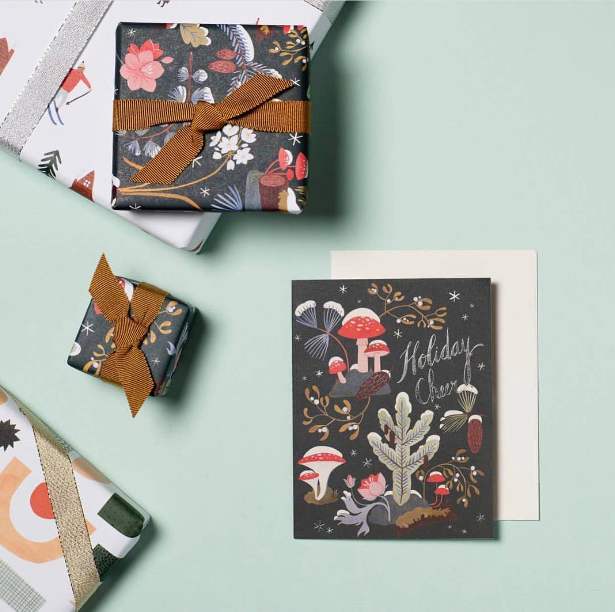 Holiday Moss holiday greeting card