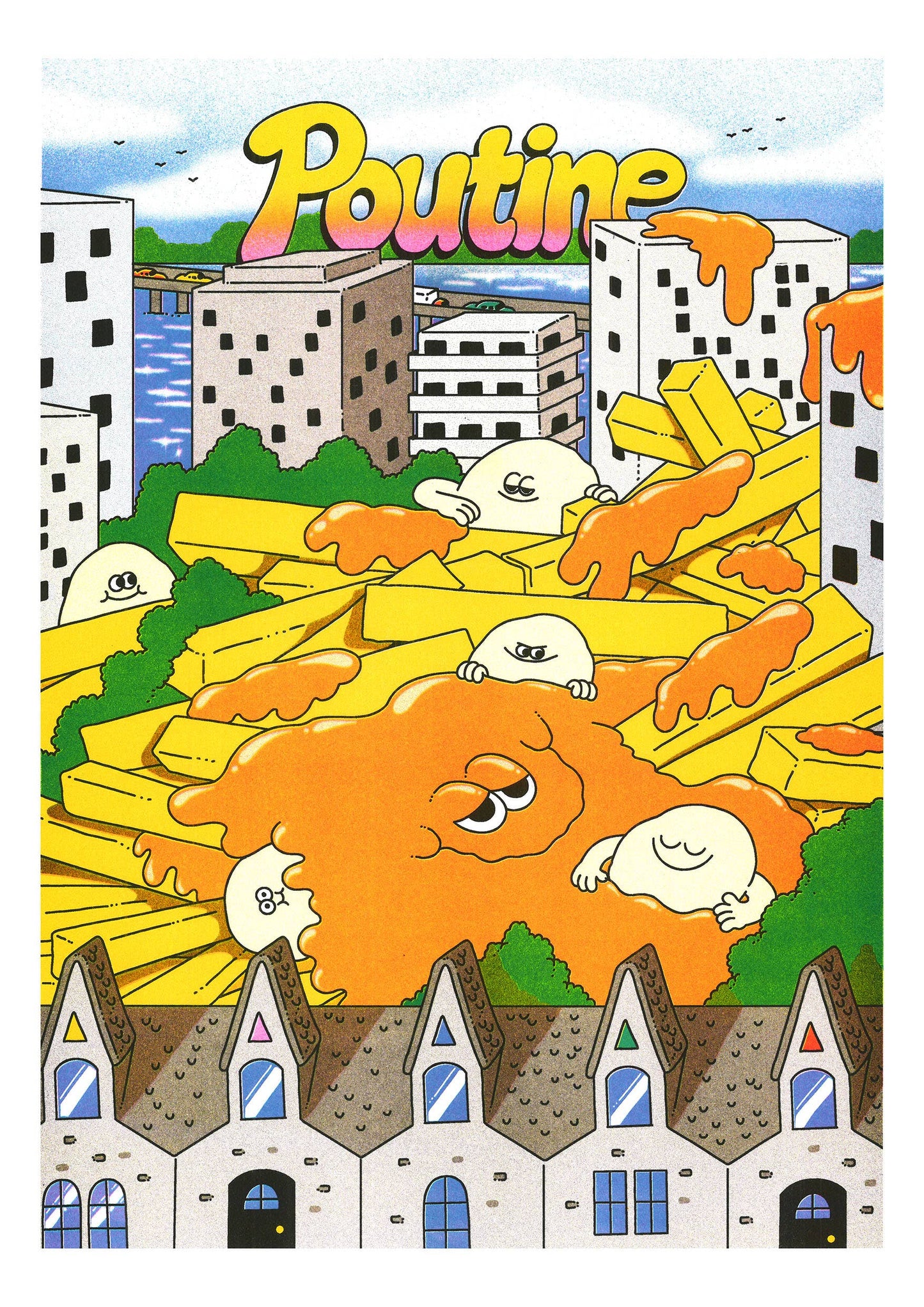 Poster A3 - Poutine in Montreal - Lauren Martin