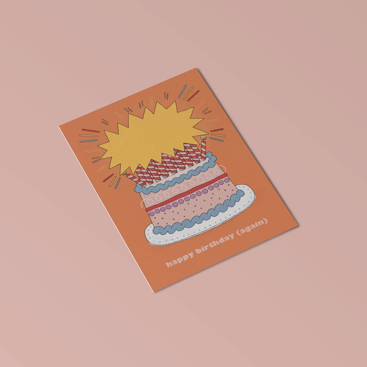 'Happy Birthday Again' Greetings Card