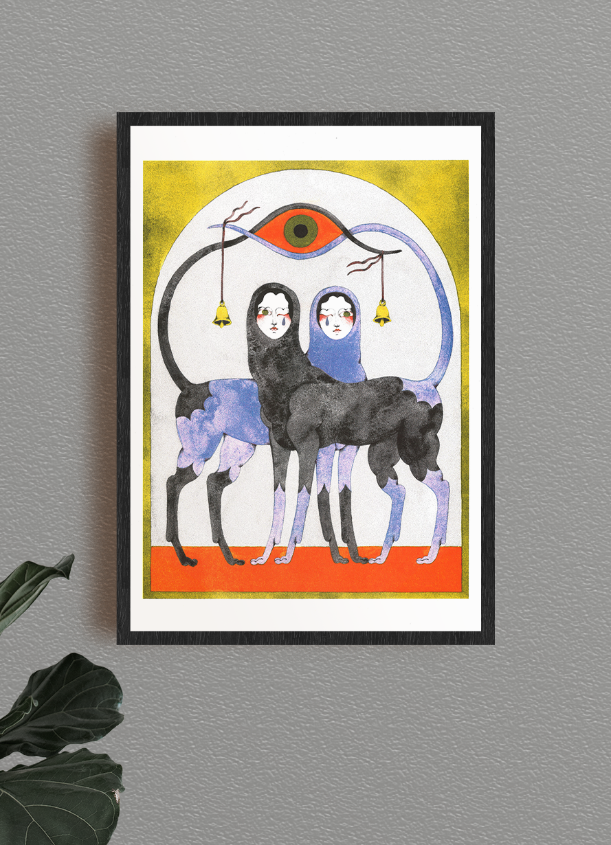 Lou Benesch The Game A3 Print