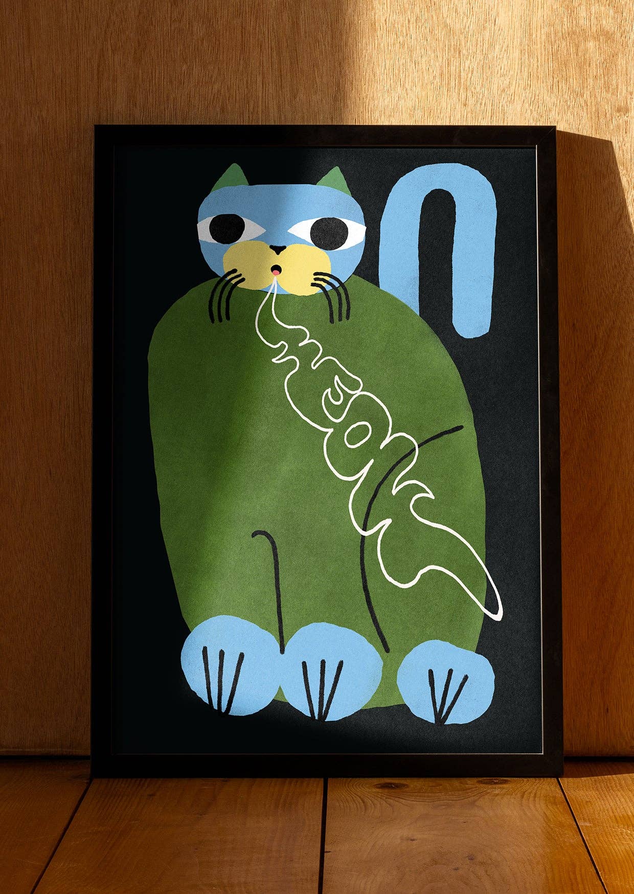 A4 Meow Blue