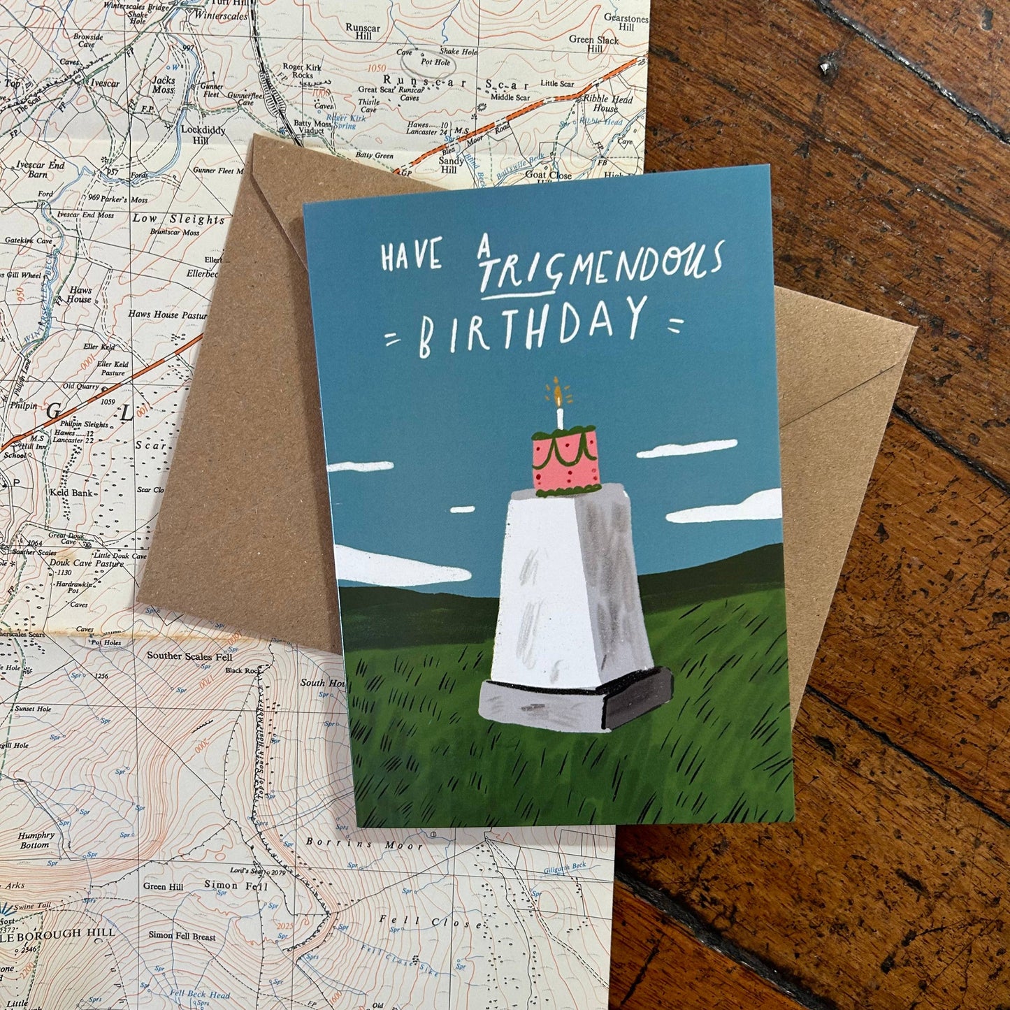 Trig-Mendous birthday card
