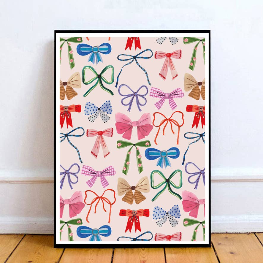 Bows A4 Print