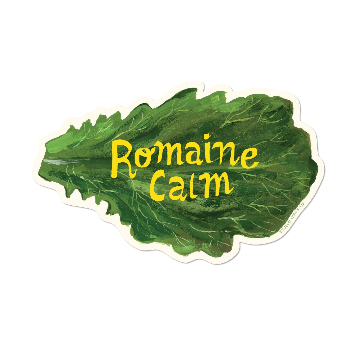 Romaine Calm sticker: Single