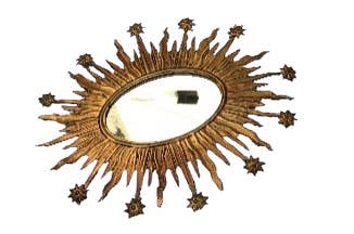 EXCLUSIVE - Starburst brass Mirror