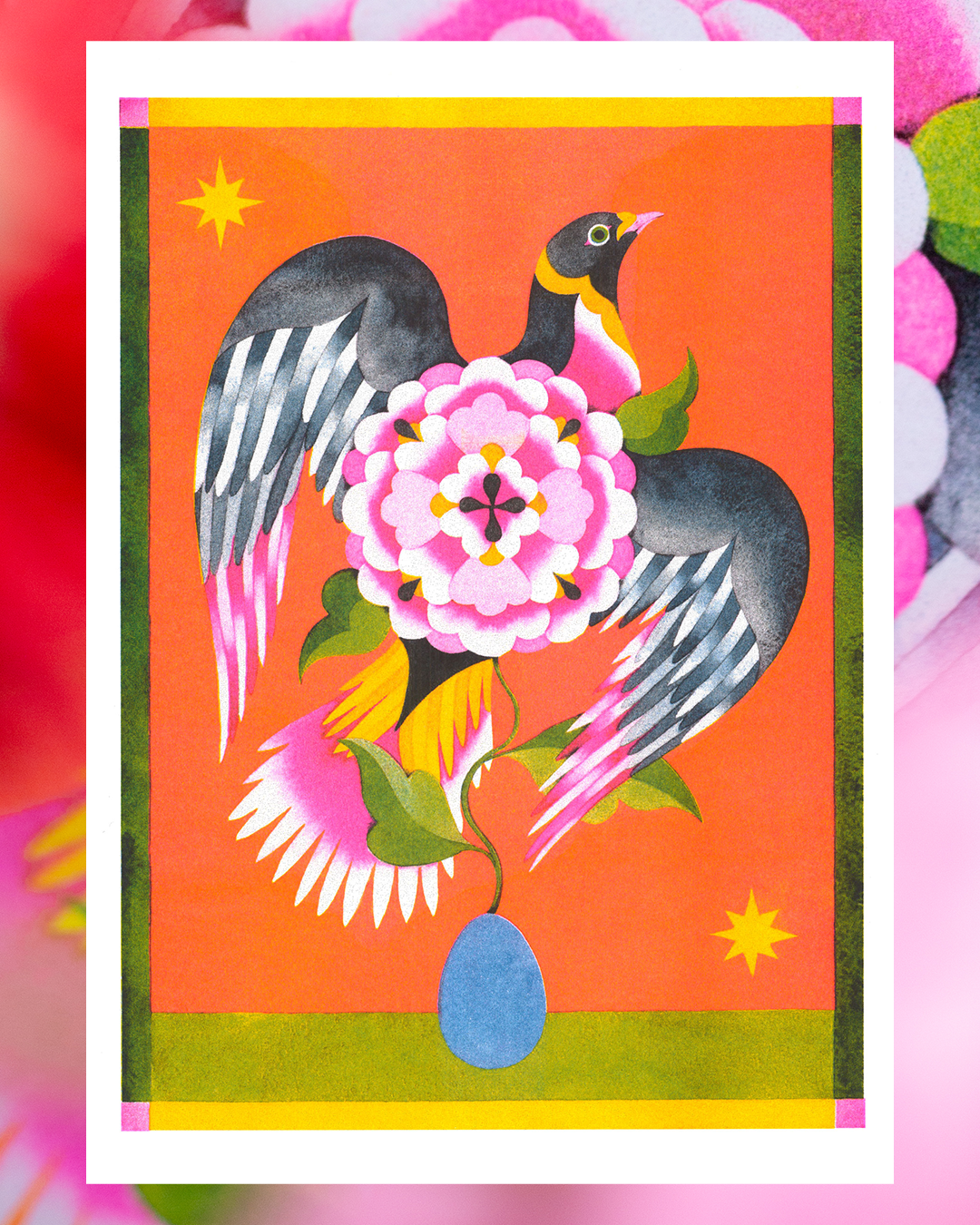 Lou Benesch A3 poster - Grow