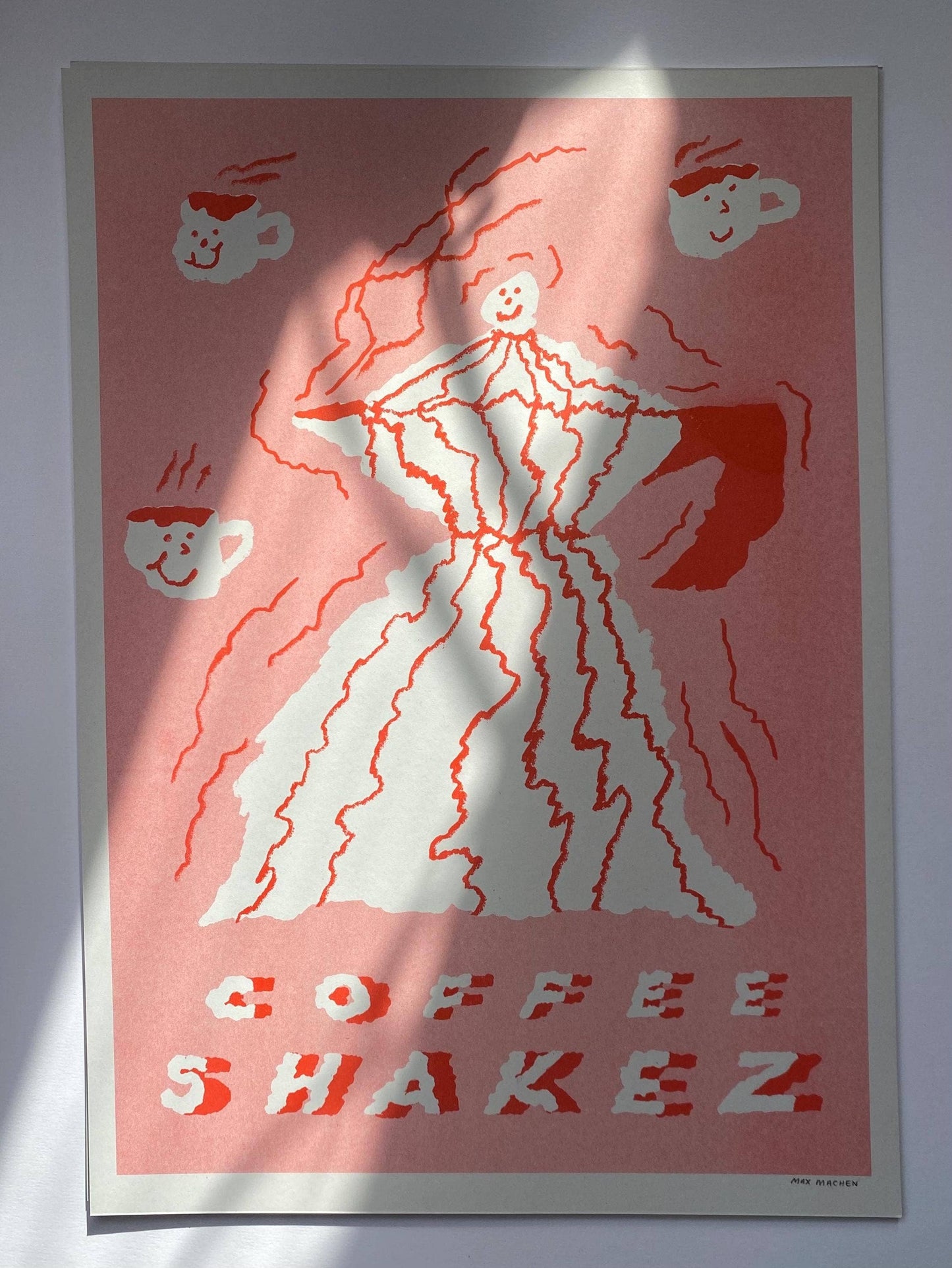 Coffee Shakez riso print (A3)