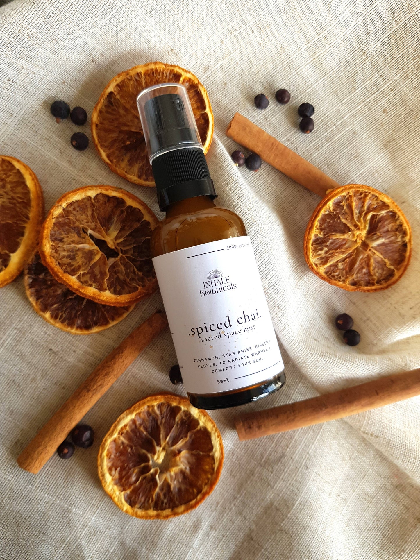 Spiced Chai Sacred Space Mist, Winter room fragrance