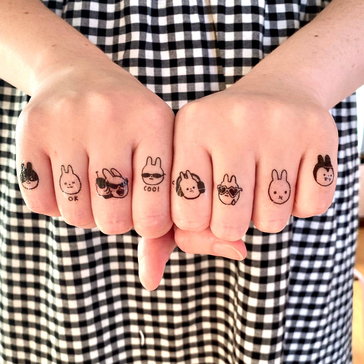 Tiny Tats Temporary Tattoo Sheet