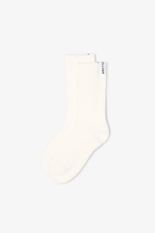 Cosy Socks - 100% Recycled - White - AW25
