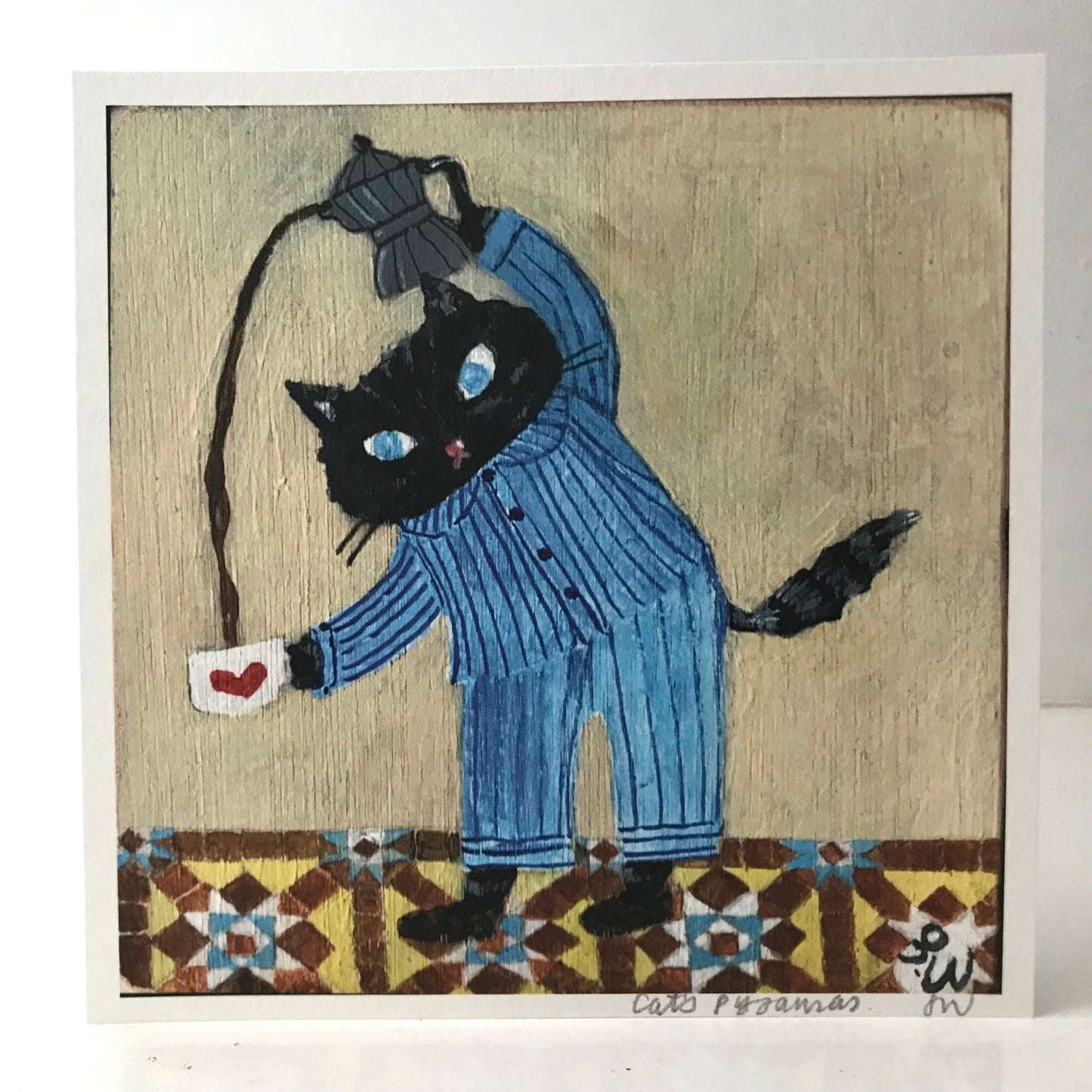 Small square print-Cat’s Pyjamas