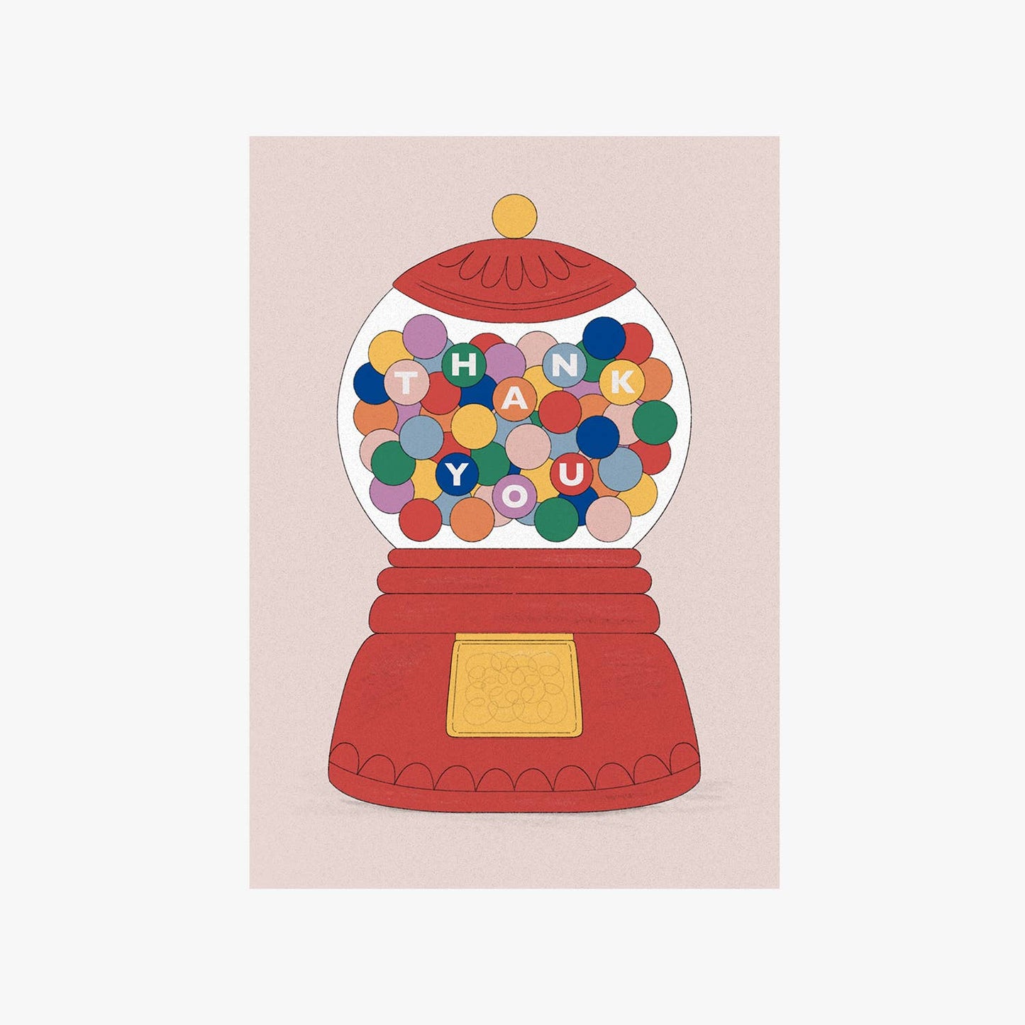 'Thank You' Greetings Card