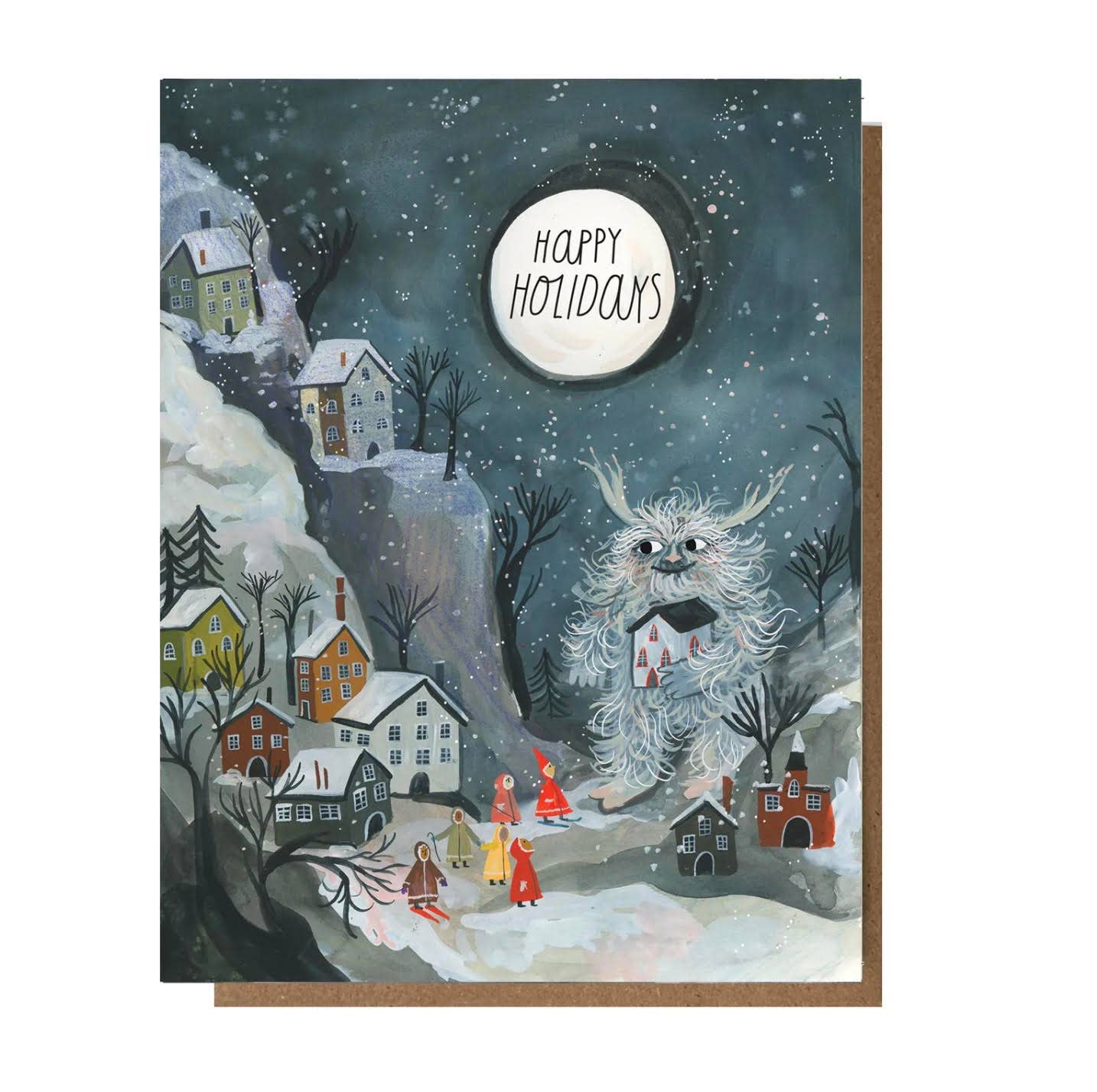 Fuzzy Holidays Christmas Card