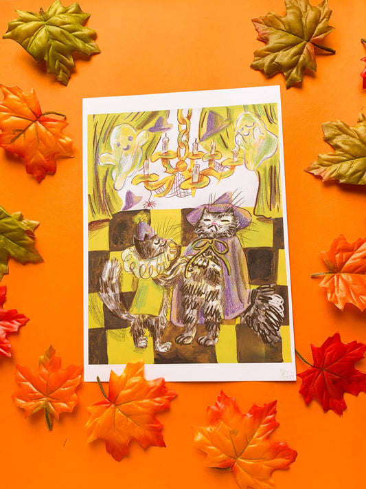 Spooky Balroom A4 Print
