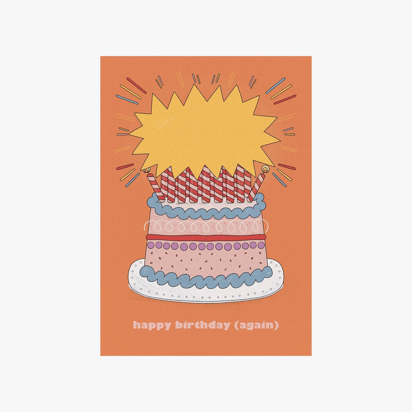 'Happy Birthday Again' Greetings Card
