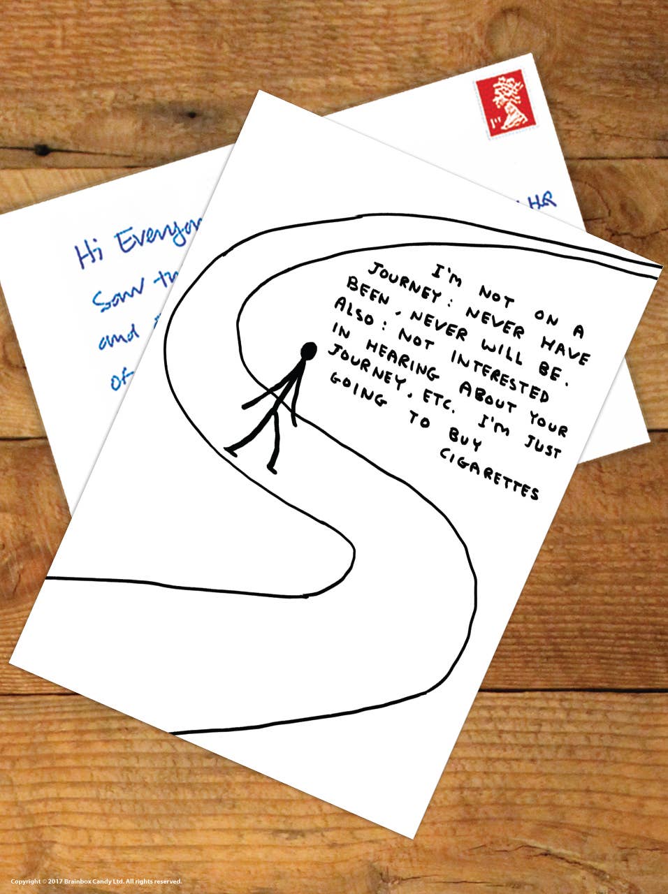 David Shrigley Postcard Buy Cigarettes
