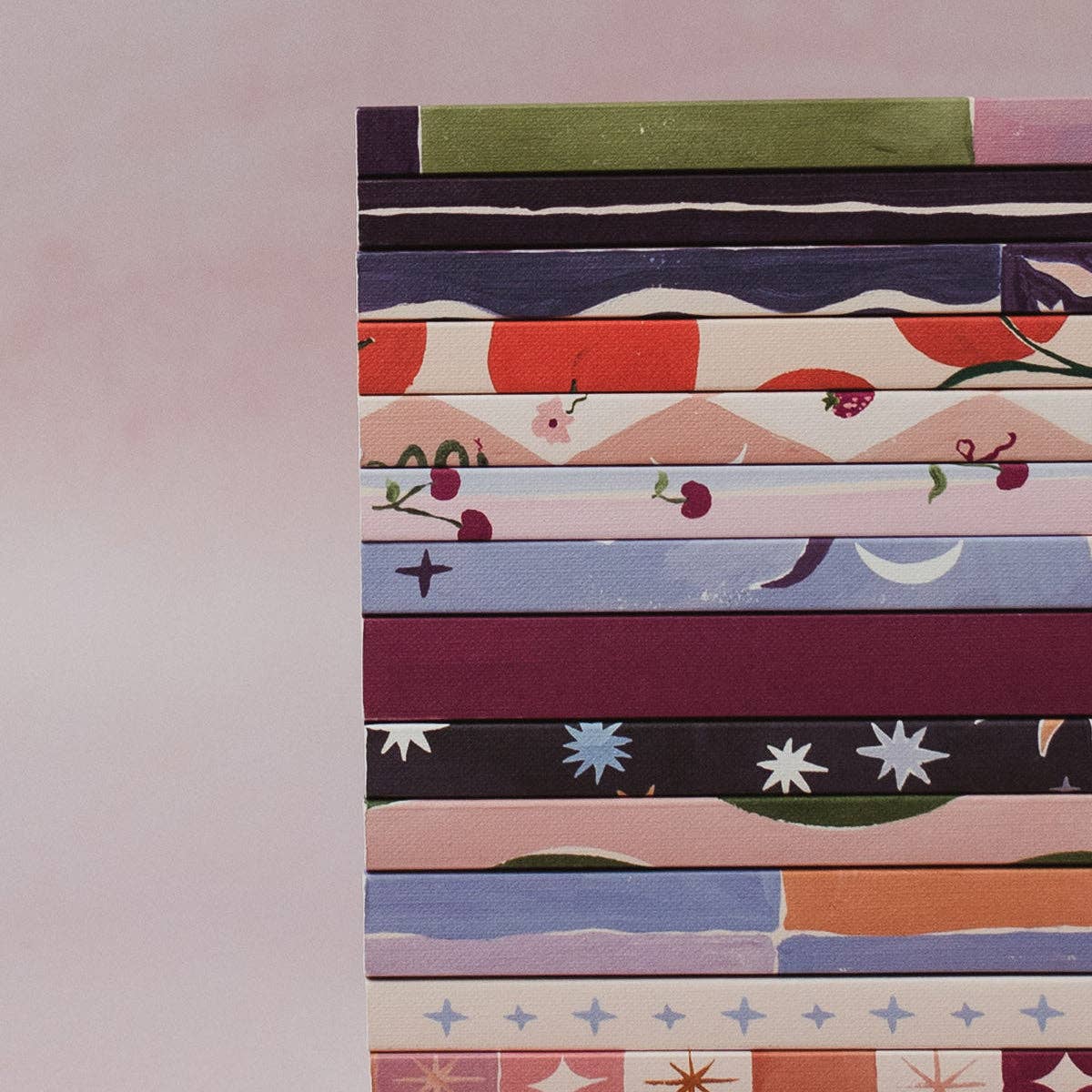 Blush Harlequin Notebook | Plain Page Journal | Notebooks