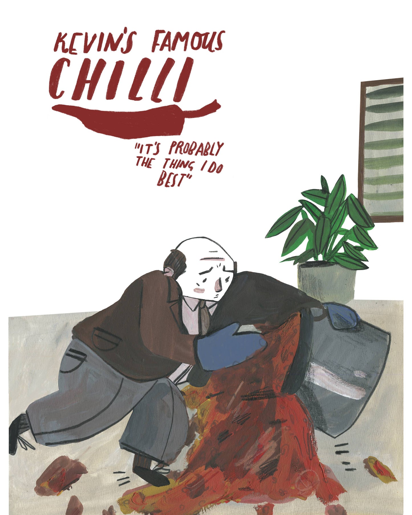 Kevin’s Famous Chilli A4 Print