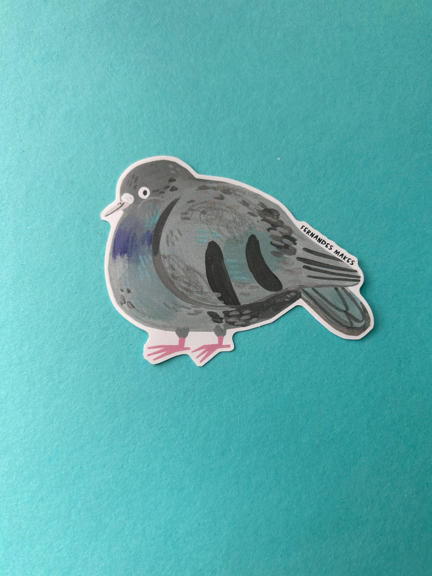 Merry The Pigeon Vinyl Sticker