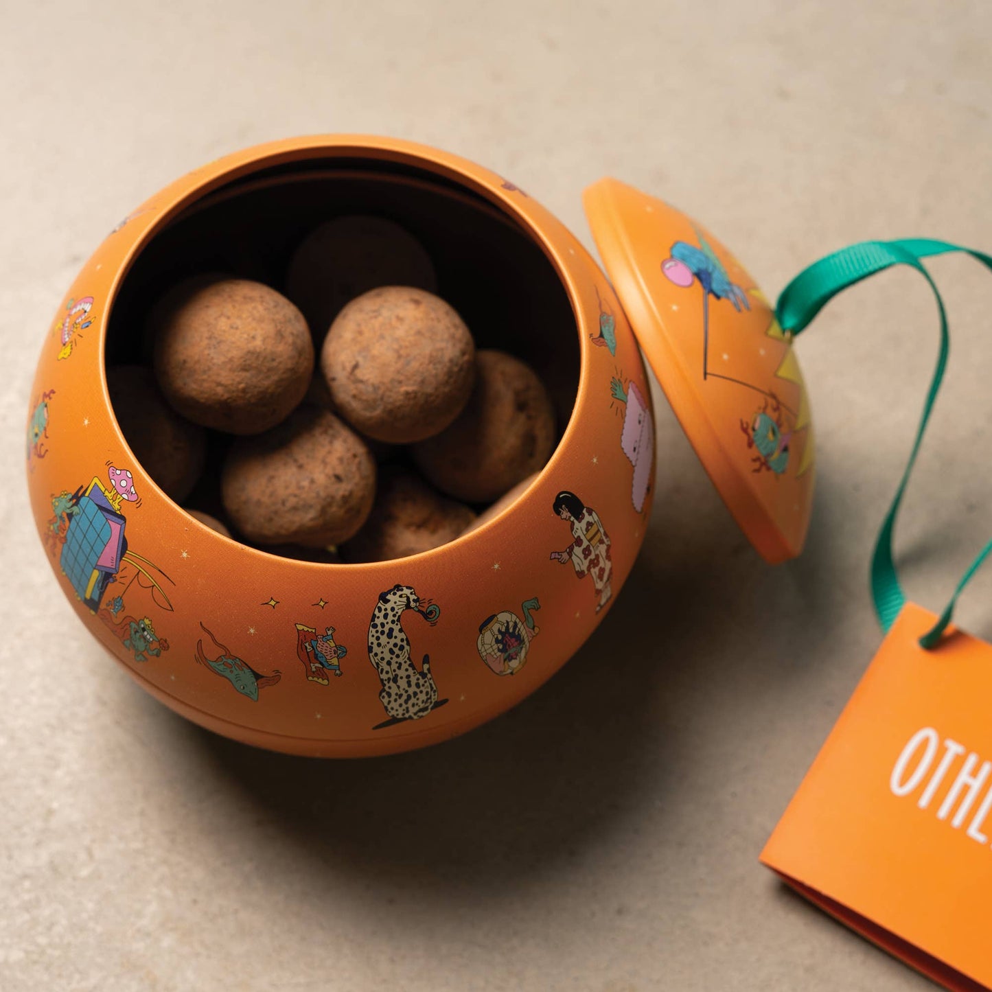 Bauble Tin - OTHERLY Oatm*lk Salted Caramel Truffles 100G