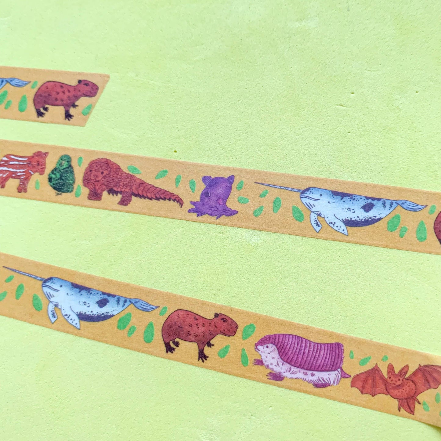 Weird Animal Club Washi Tape