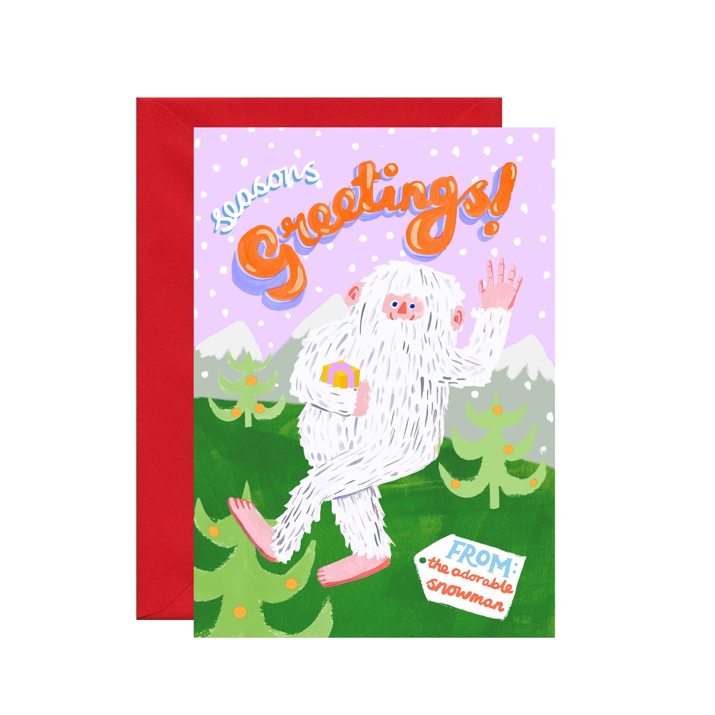 Adorable Snowman Card