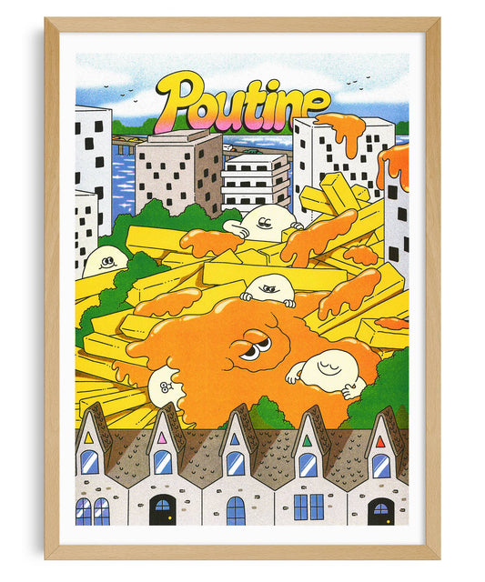 Poster A3 - Poutine in Montreal - Lauren Martin
