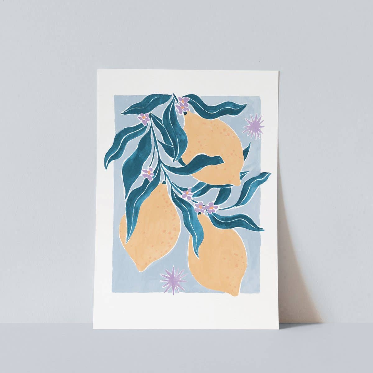 Lemons Art Print A4