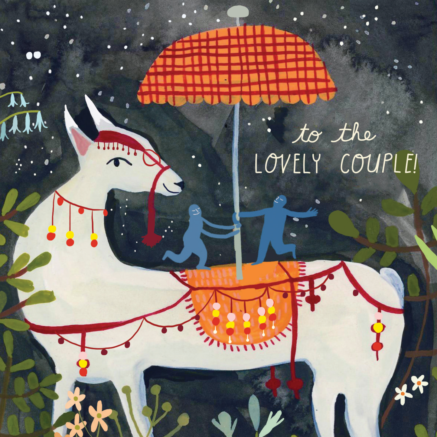 To The Lovely Couple Wedding Card