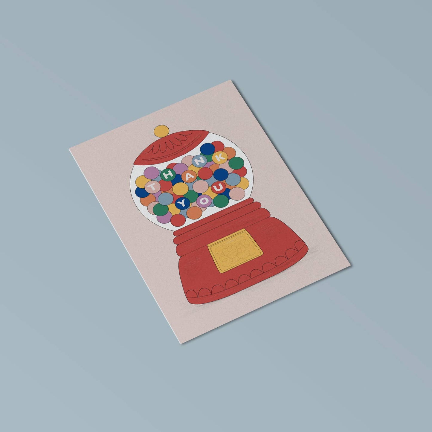 'Thank You' Greetings Card