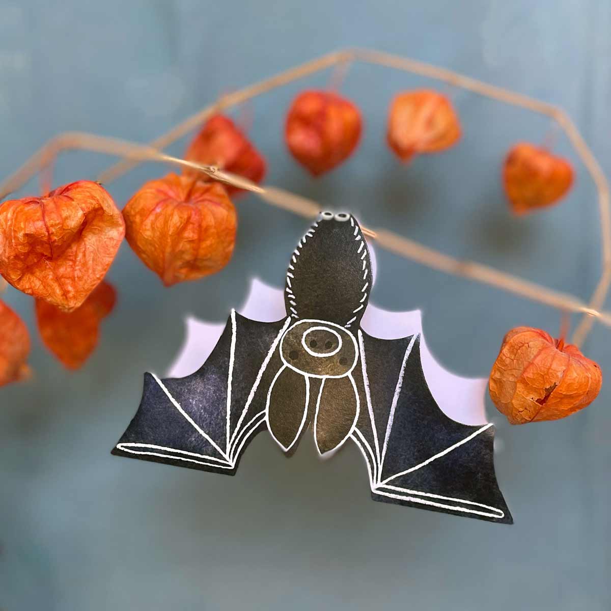 Bat Cut-Out Card
