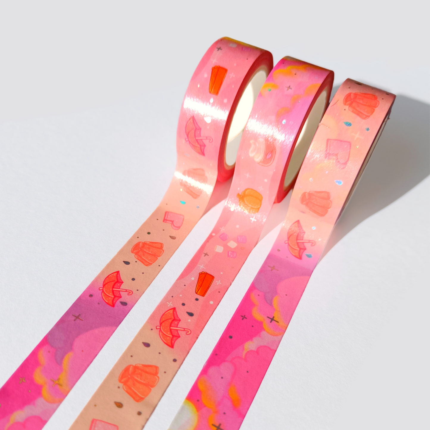 Hello autumn Holographic Foiled Washi Tape