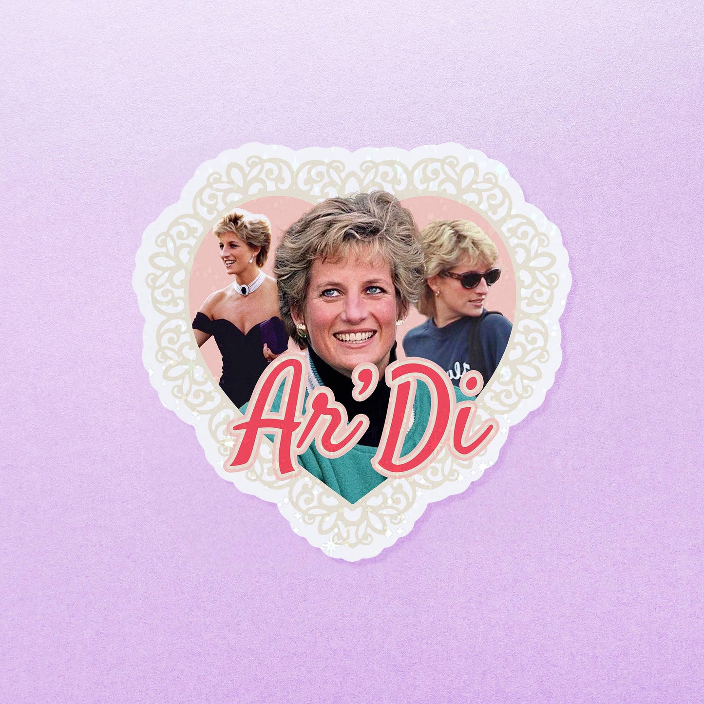 Ar Di' | Shimmer Glossy Vinyl Sticker