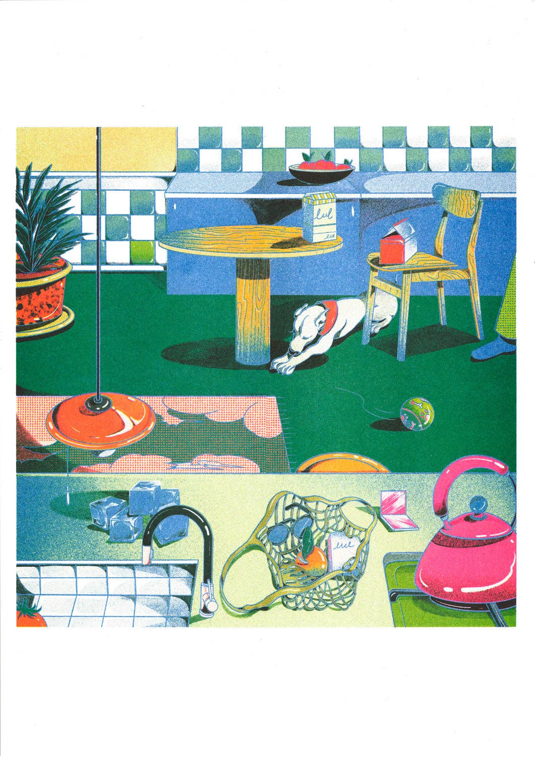A3 poster - Beya Panicha - Quad in room