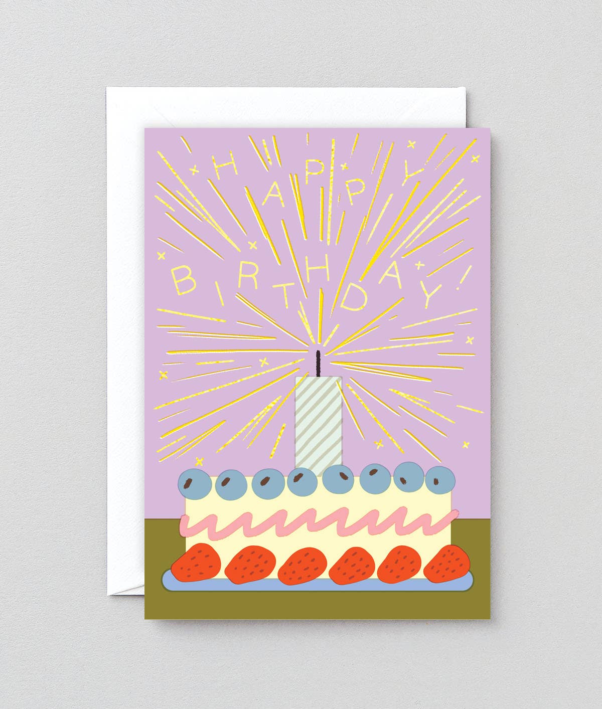 Happy Birthday Sparkler Card