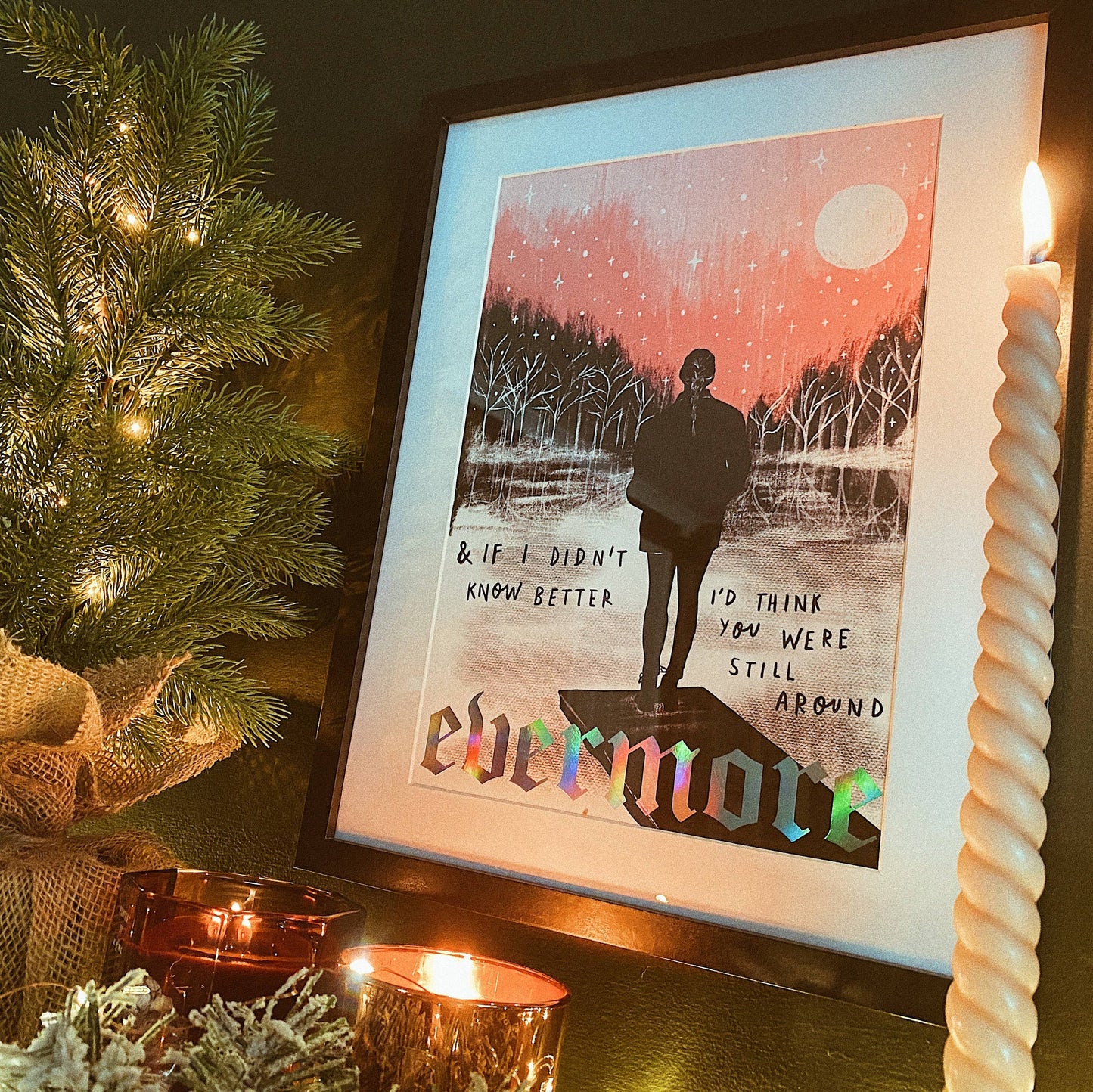Evermore - Taylor Swift A4 Art Print