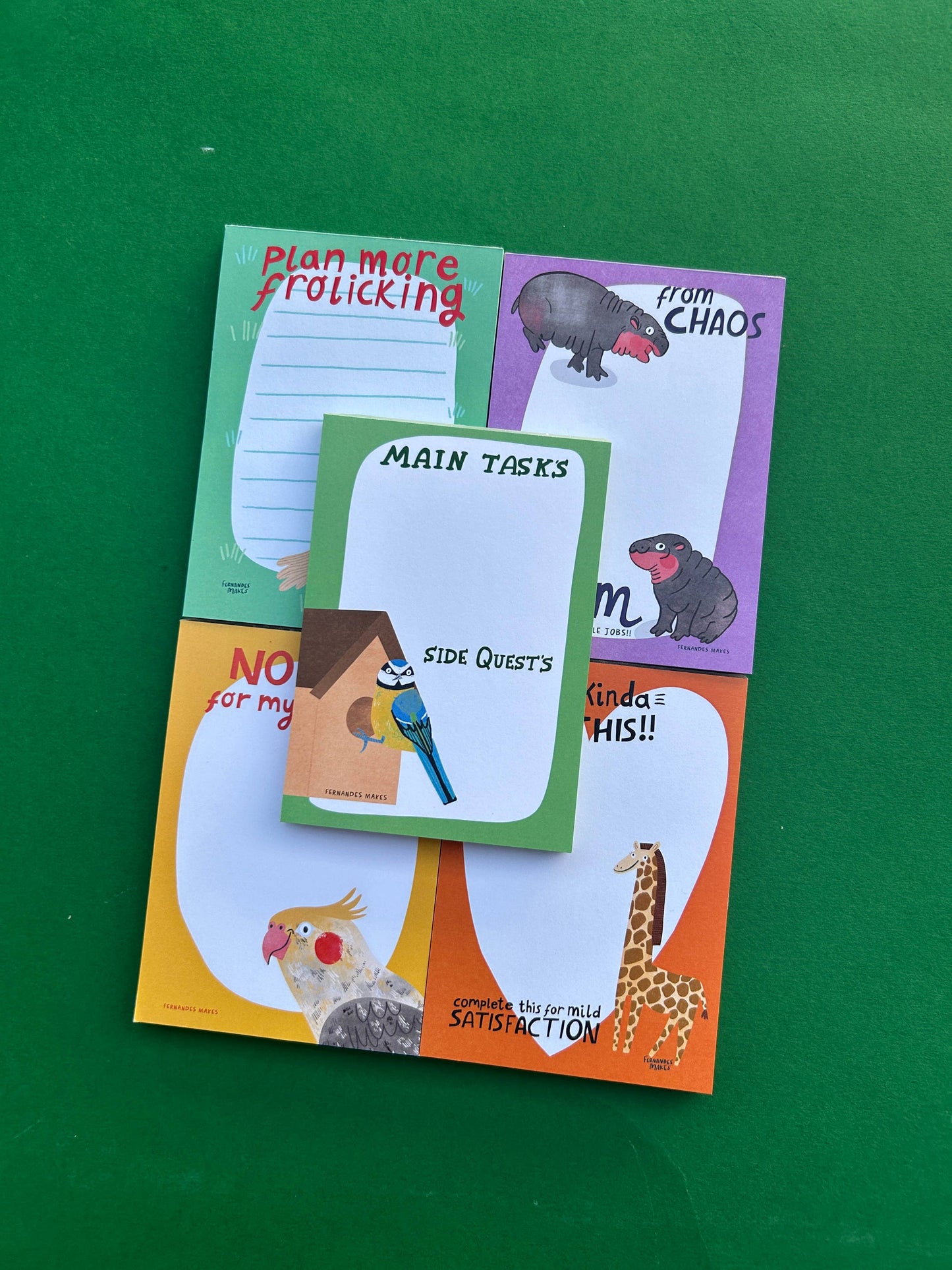 Plan More Frolicking, Horse - A6 Jotter / Notepad / Pad