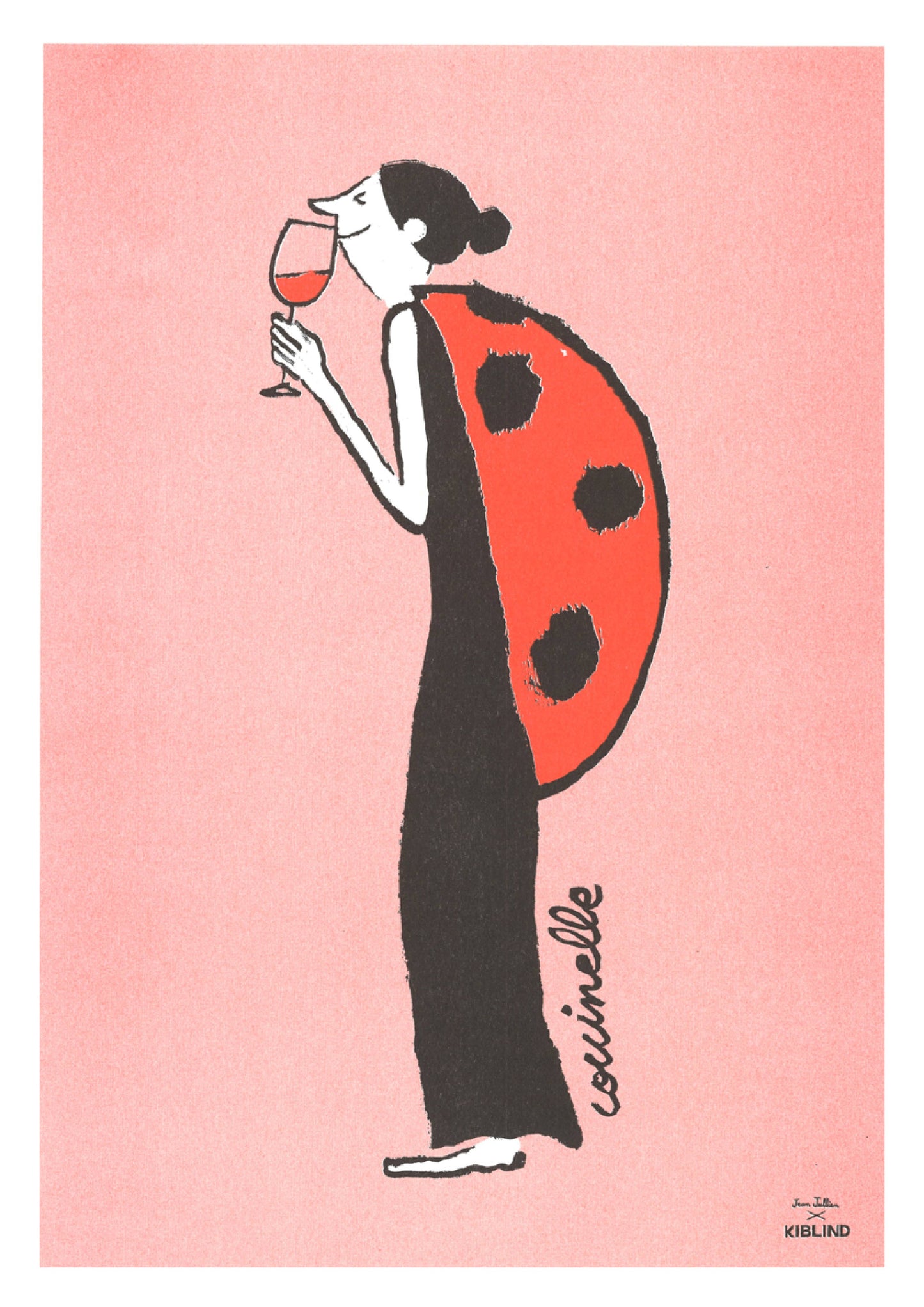 A3 poster - Jean Jullien - Ladybug