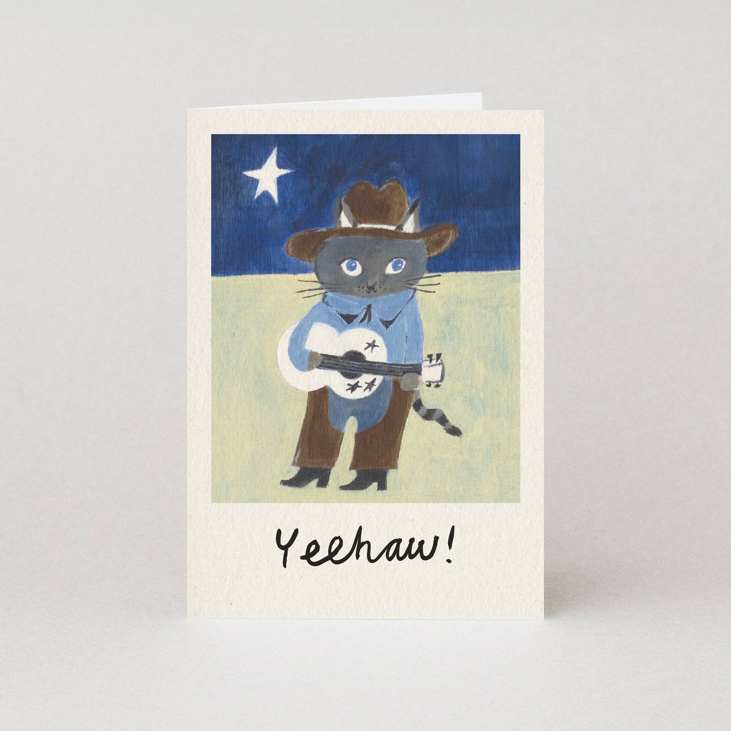 Yeehaw Card | Cowboy Card | Cat Card | Congratulations Card
