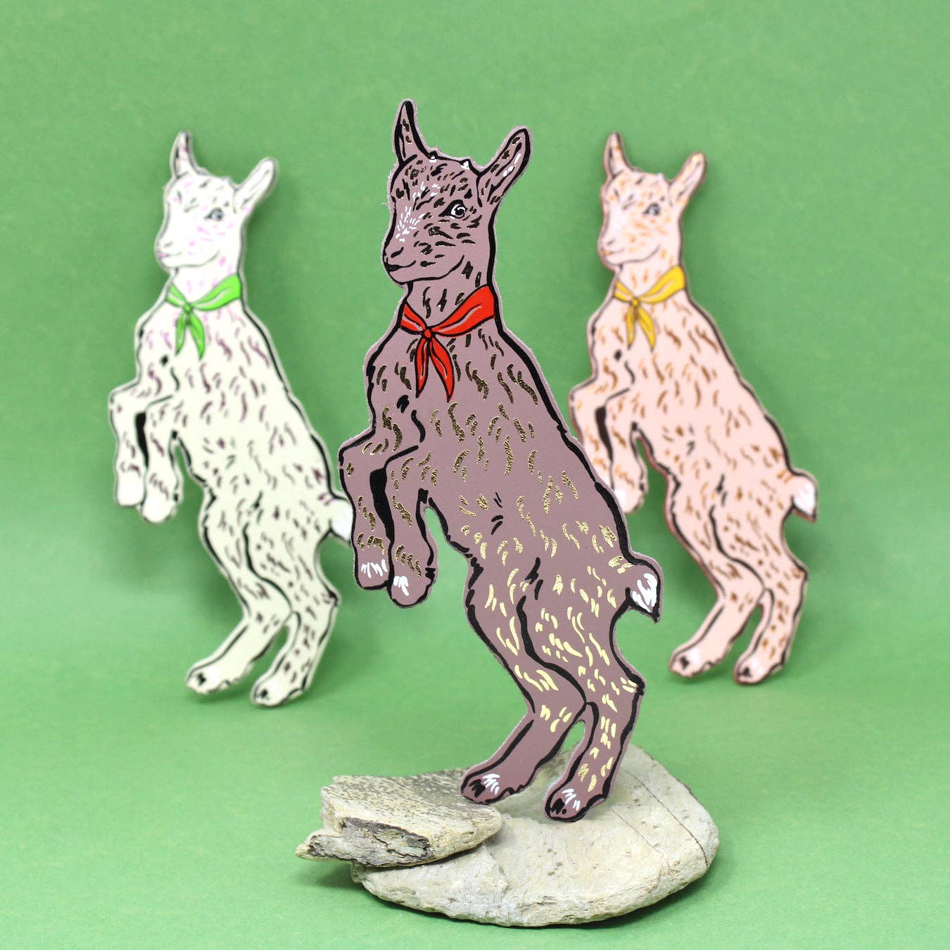 GOAT Bookmark: Pale Pink