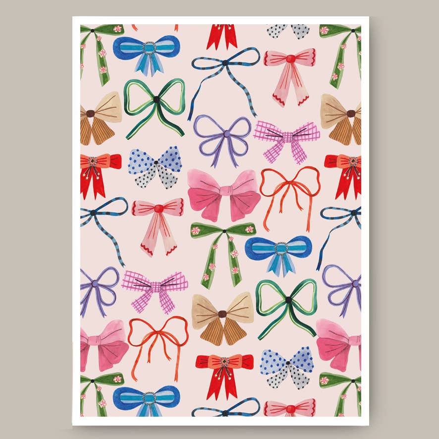 Bows A4 Print