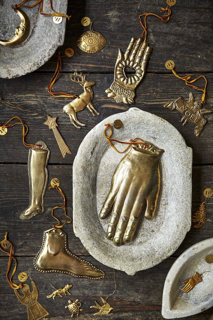 EXCLUSIVE: Brass Foot Ornament